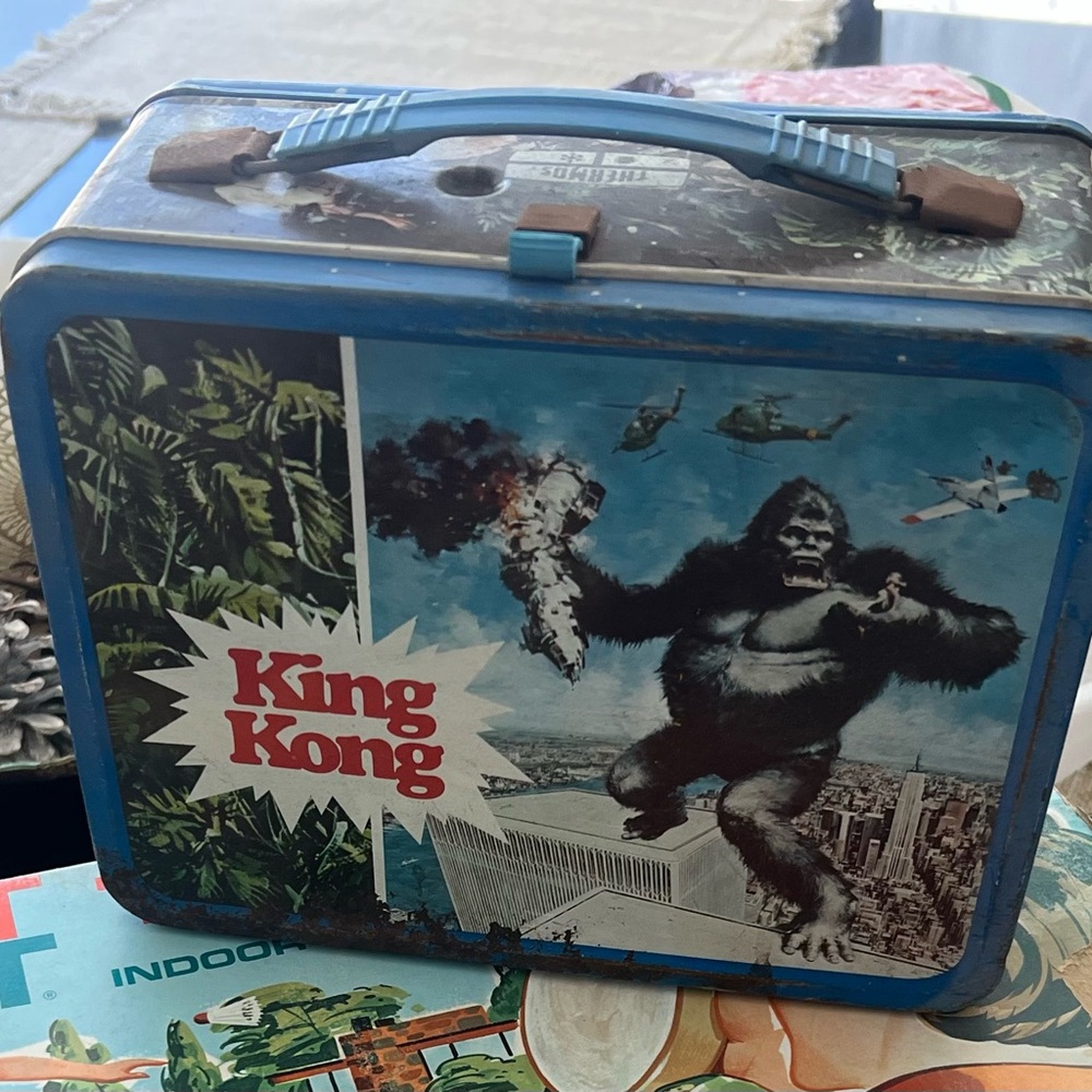 King Kong Themed Kids Toy Lunchbox - Blue
